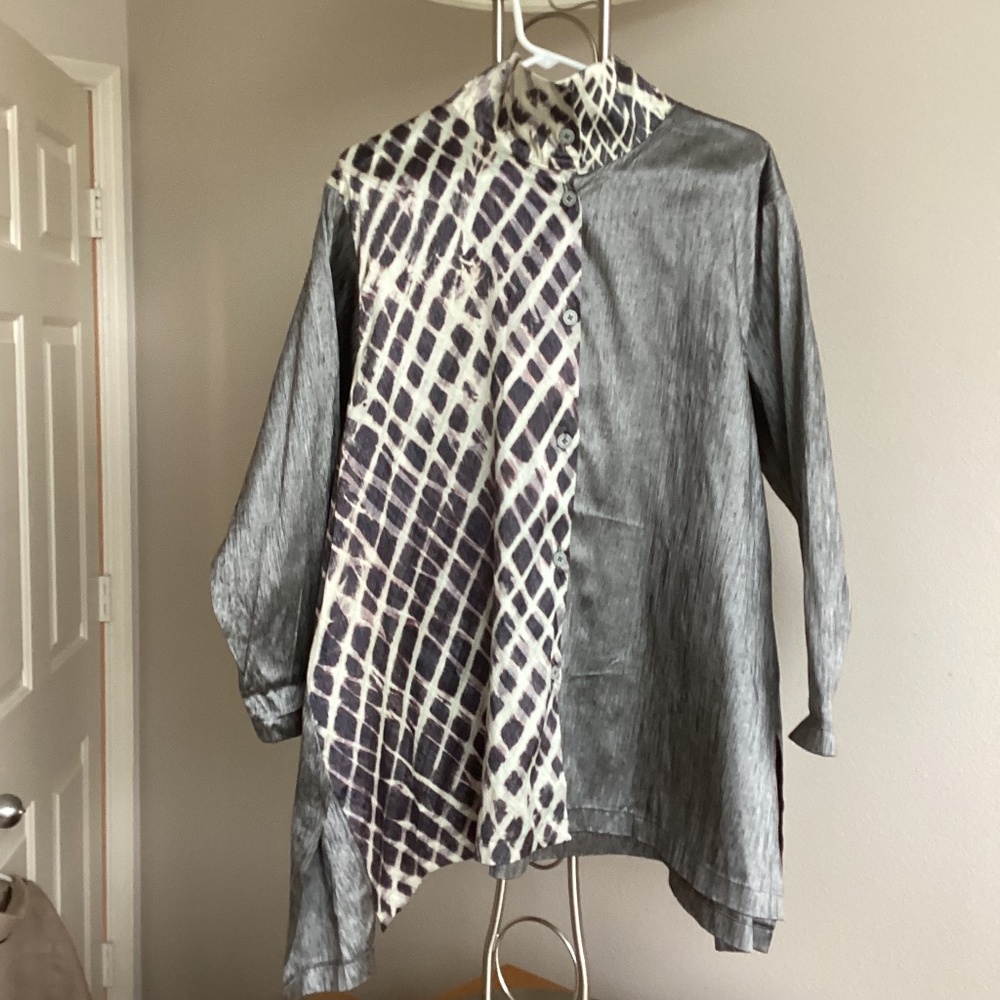 Steve Sells Studio Wearable Art Elegant Silk Blouse
